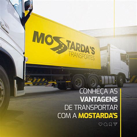 Social Media Transportadora Mostarda S On Behance