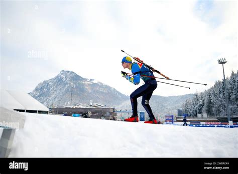 Ruhpolding Deutschland Januar Morgenpraxis Ruhpolding