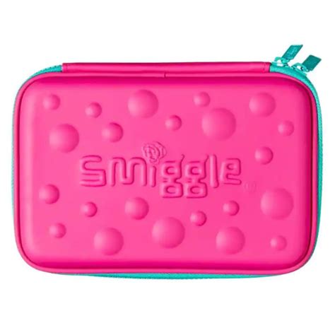 DEFECT SMIGGLE Bubble Hardtop Pencil Case Pink Rose S Treats