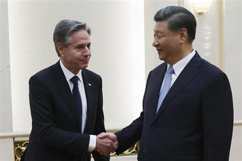 Xi Jinping Riceve Segretario Di Stato Usa Blinken Spero Che Incontro