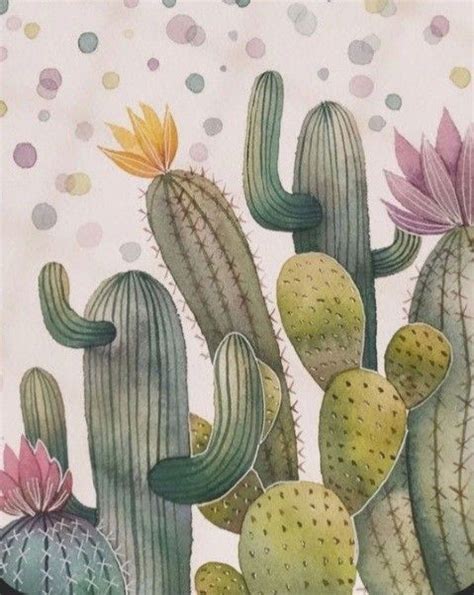 Pin De Laura Cilia En Salvataggi Rapidi Acuarela Instagram Cactus