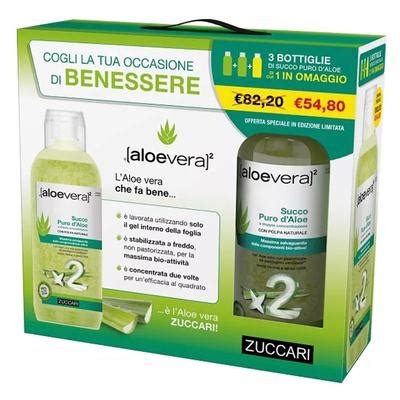 Vendita Online Zuccari Pack Succo Puro D Aloe Da Ml