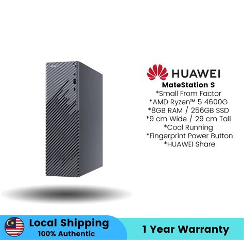 Huawei Matestation S Amd Ryzen G Processor Gb Ram Gb Ssd