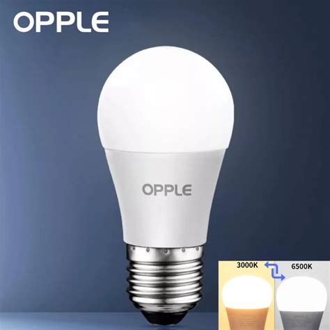 Opple Led Bulb 3000k Dimming 6500k E27 9w 220v Dimmable Change Color