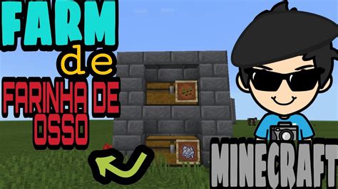 Como Fazer Farm De Farinha De Osso No Minecraft Super Simples Youtube