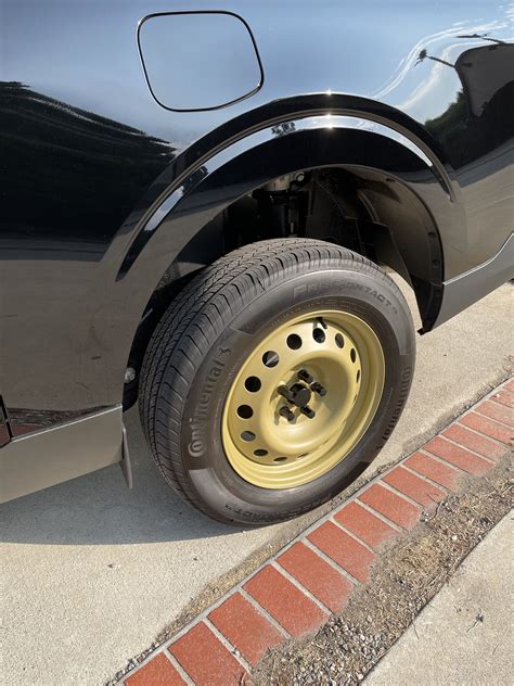 Powder Coated My Steelies Matte Yellow Olive Photos Mavericktruckclub 2022 Ford Maverick