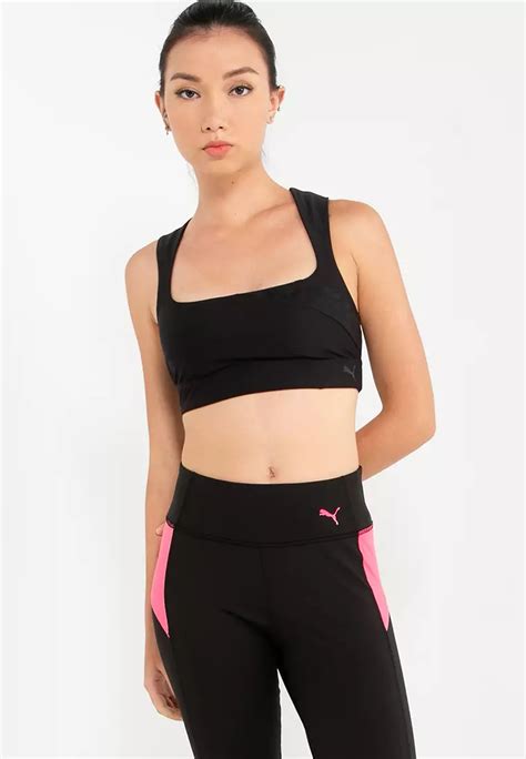 Buy PUMA Mid Impact Safari Glam Training Bra Online ZALORA Malaysia