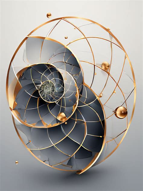 Golden Ratio spiral comprised of interconnected shapes by tuấn ma ...