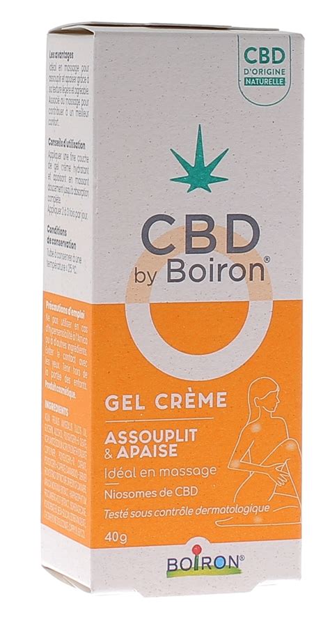 Gel crème CBD by Boiron confort articulaire