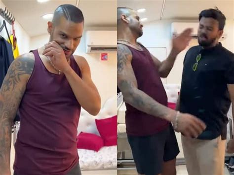 Shikhar Dhawan Shares Video Of Gabbar Avatar Goes Viral On Social Media