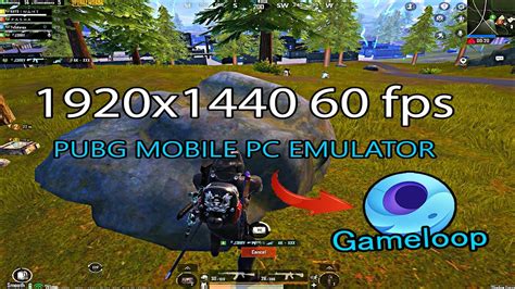 1920 X 1440 2k IPAD VIEW 60 FPS PUBG MOBILE GAMELOOP EMULATOR