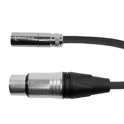 Kondor Blue Mini Xlr To Xlr For Bmpcc C Black