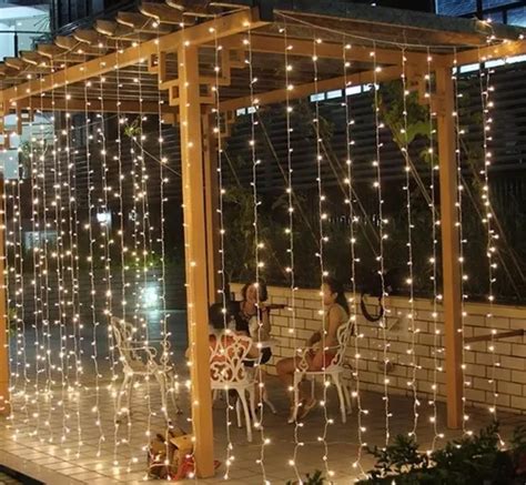 Cortina Led X M Leds Branco Quente V Fixa Casamento Mercadolivre