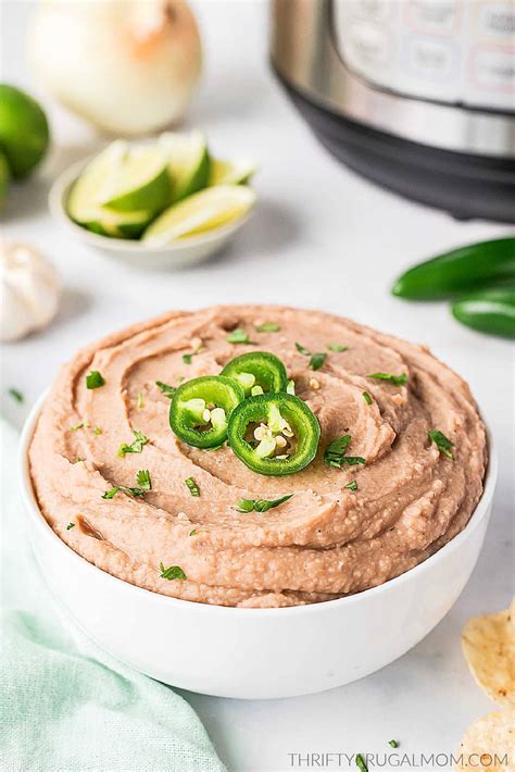 Instant Pot Refried Beans Thrifty Frugal Mom