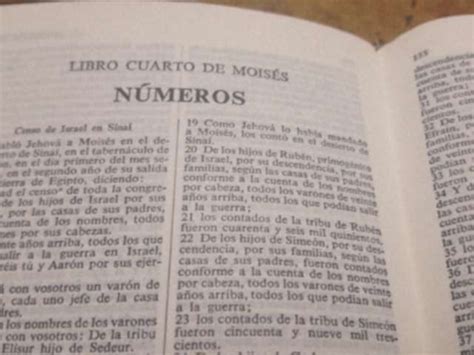 La Biblia Números Resumen