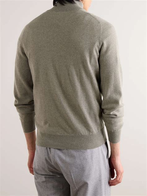 Brunello Cucinelli Cashmere Half Zip Sweater For Men Mr Porter