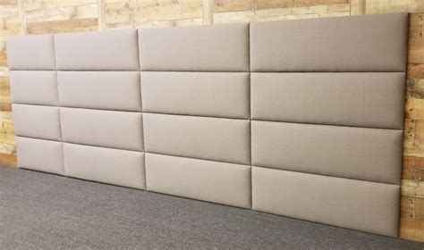 Rectangular Grid Custom Upholstered Wall Panels