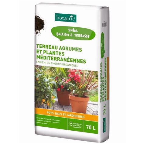 Terreau Agrumes Et Plantes M Diterran Ennes Botanic L