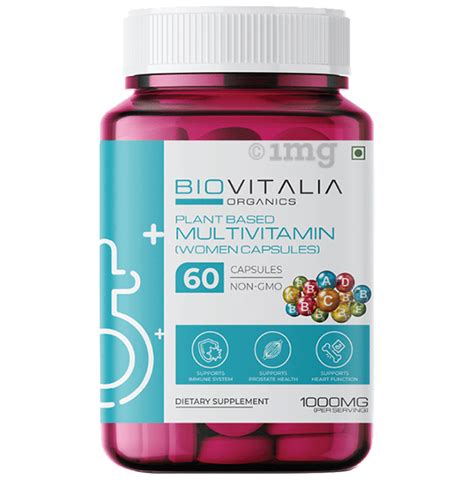 Biovitalia Organics Plant Based Multivitamin 1000mg Women Capsule Buy