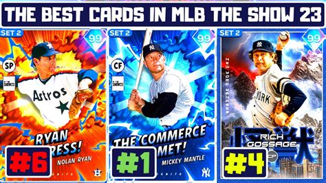 I RANKED The BEST CARDS In MLB The Show 23 YouTube