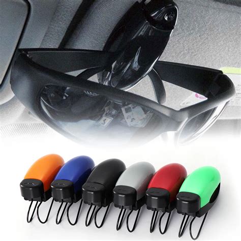 Pcs Car Sun Visor Sunglasses Fastener Clip Auto Accessories Abs Car