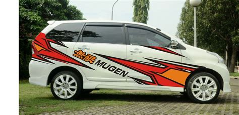 Jual Cutting Stiker Avanza Xenia Putih Street Racing Di Lapak