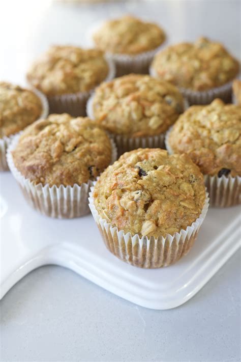 Morning Glory Muffins With Bananas Oatmeal Raisin Muffins Banana Muffins Jumbo Muffins