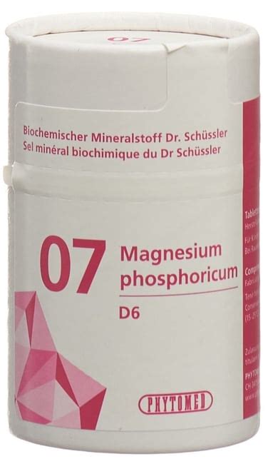 PHYTOMED Nr7 Magnesium Phosphoricum Tabl 6 D 100 G Sun Store Apotheke