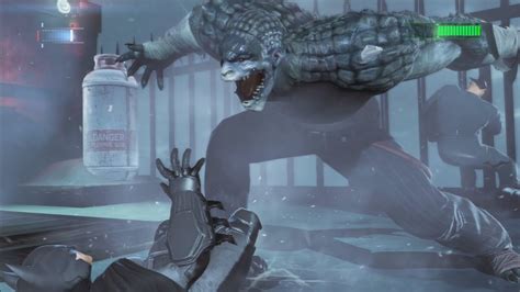 Batman Arkham Origins Killer Croc Boss Fight Hd Youtube