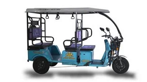 Terra Motors Battery Powered E Rickshaw Vehicle Capacity 6 Seater