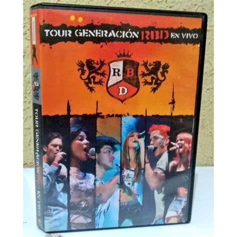 RBD Rebelde Tour Generacion En Vivo Dvd Rebelde Shopee Brasil