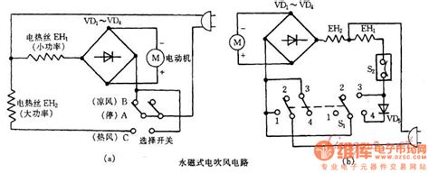 永磁式电吹风电路 捷配电子市场网