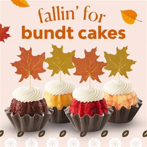 Fall Autumn Themed Cakes Nothing Bundt Cakes