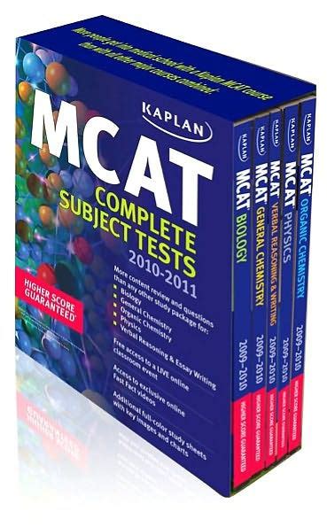 Kaplan MCAT Review: Complete 5-Book Series by Kaplan, Paperback ...