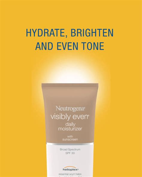 Neutrogena Visibly Even Daily Facial Moisturizer Spf 30 17 Fl Oz