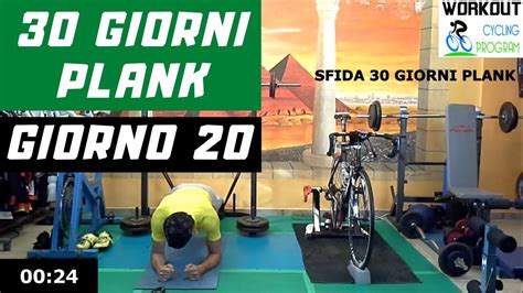 Plank Allenamento Ciclismo Sfida Giorni Plank Giorno Youtube