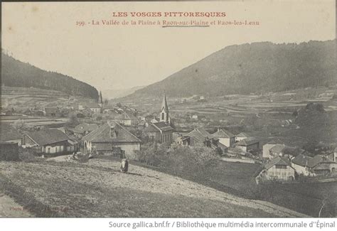 La Vallée de la Plaine à Raon sur Plaine et Raon les Leau Gallica