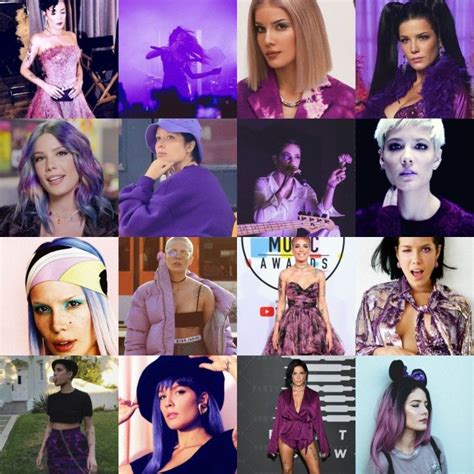 Halsey Purple Aesthetic Purple Aesthetic Halsey Purple