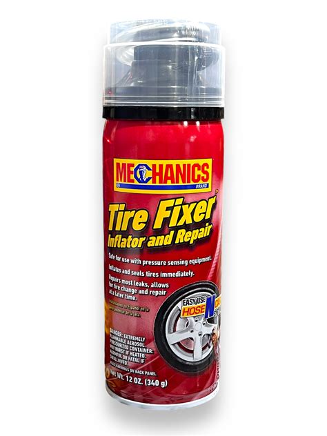 FIX A FLAT 12OZ MECHANICS TIRE FIXER INFLATOR WITH HOSE - Buy Online