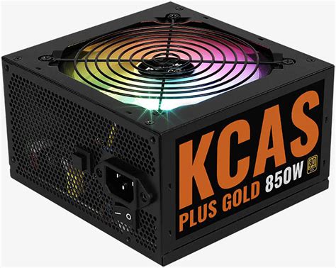 Aero Cookl KCAS PLUS GOLD 850W ARGB Power Supply 80Plus Gold Certified