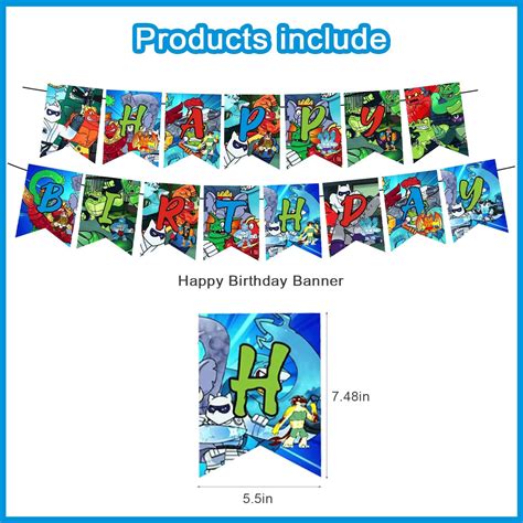 Buy Goo Jit Zu Heroes Birthday Party Decorations Goo Jit Zu Heroes Tv