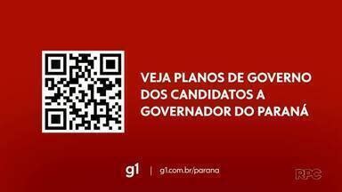 Meio Dia Paraná Ponta Grossa g1 traz planos de governo dos