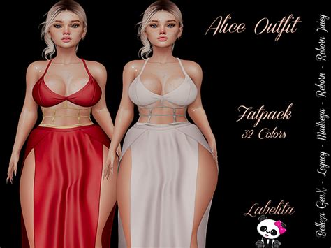 Second Life Marketplace Labelita Alice Outfit Fatpack