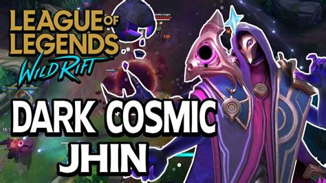 Dark Cosmic Jhin Skin Spotlight League Of Legends Wild Rift Youtube