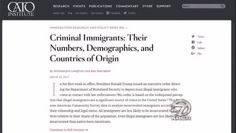 Alex Nowrastehs Policy Brief Criminal Immigrants Their Numbers Demographics And Countries