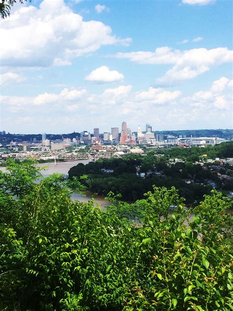 Mt Echo Park Overlooking Cincinnati Ohio Echo Park Natural