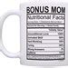 Best Stepmom Gifts Bonus Mom Nutritional Facts Step Mom Tea Cup Mom