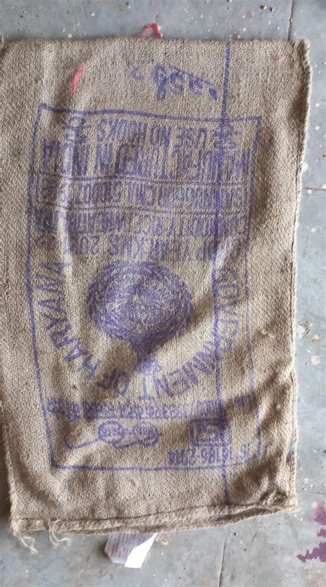 50 Kg Brown Jute Gunny Bag For Food Grains And Potatos Packaging Type