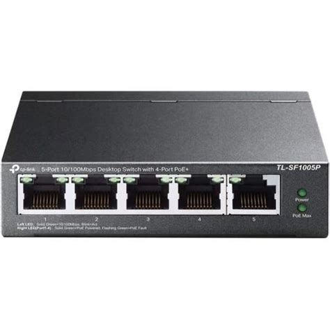 Tp Link Poe Switch 5 Port 100 Mbps 4 Poe Ports Up To 30 W For Each Poe Port And 67 W For All