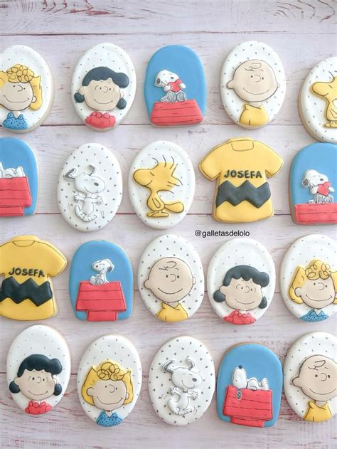 Peanuts Galletas Decoradas De Charlie Brown Snoopy Y Sus Amigos